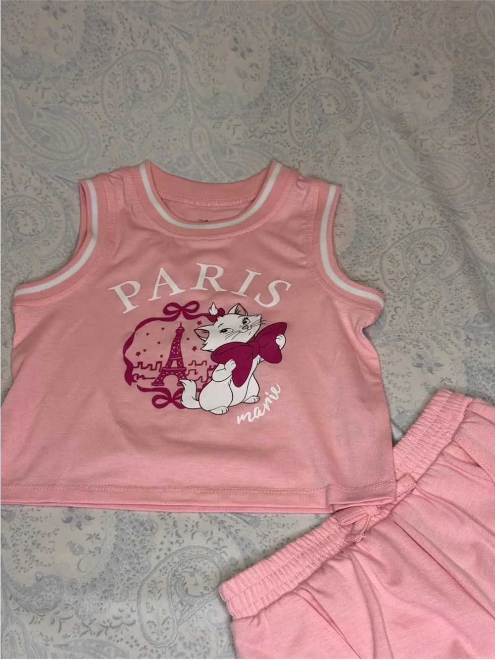 Disney The Aristocats Marie in Paris Graphic tank & skort set